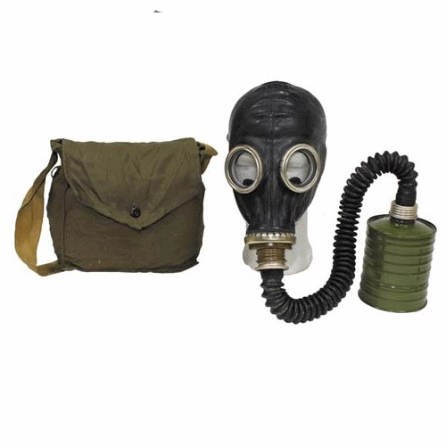 Maschera 3m Con Filtri Soviet Era Gas Mask GP-5 Complete - Foto 5