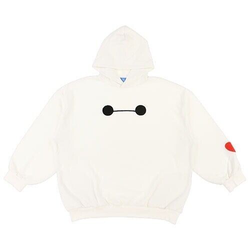 Tokyo Disney Resort Baymax Hoodie Big Hero 6 UNISEX loose-fitting Parka M - L Tokyo Disney Resort Baymax Hoodie Big Hero 6 UNISEX loose-fitting Parka M - L