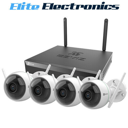 EZVIZ Wireless Security Kit 8 Channels Wi-Fi NVR w/ 4 Outdoo
