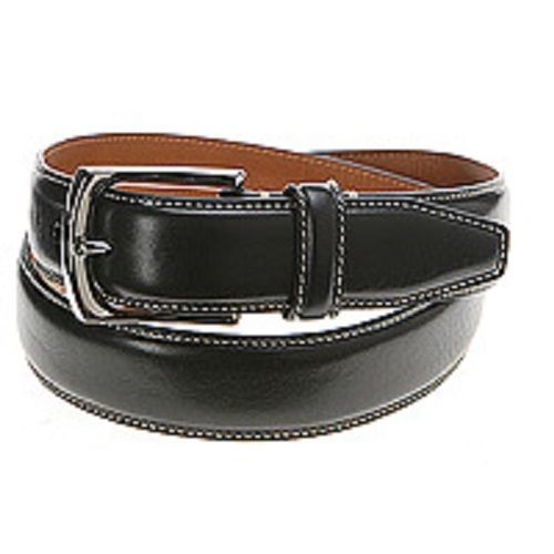 Johnston & Murphy Brown Aniline Kipskin Shoulders Belt Brass  display picture 2