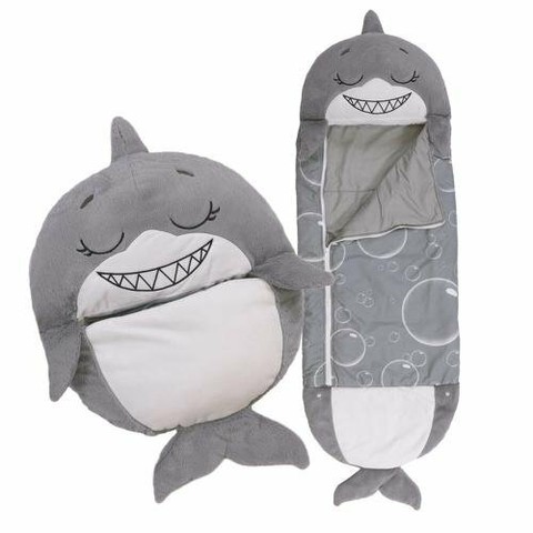 Happy Nappers Sleepy Sack Baby Pillow Toy Super Soft Pillow Sleeping Bag Shark | eBay
