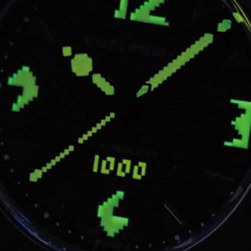 Pre-owned Undone Nivada Grenchen ×  | Depthmaster Pixel Art Watch Automatic Limited 200 Psl