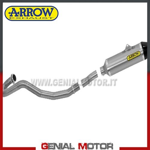 Echappement Complete Arrow Race Tech Ak Aluminium Pour Ktm 690 Smc 2009 > 2016