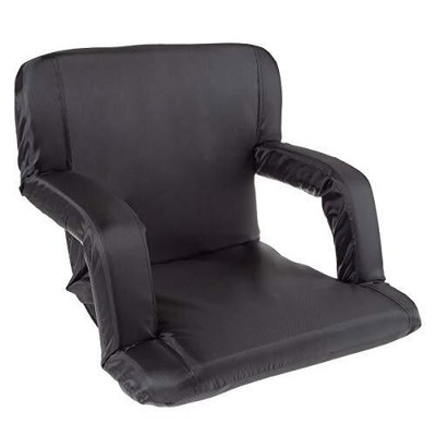 Cushion-bleacher Seat With Padded Back Suppo...