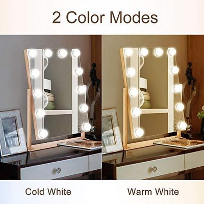 Makeup Vanity Mirror Lights  Hollywood Lighted Tabletops Cosmetic