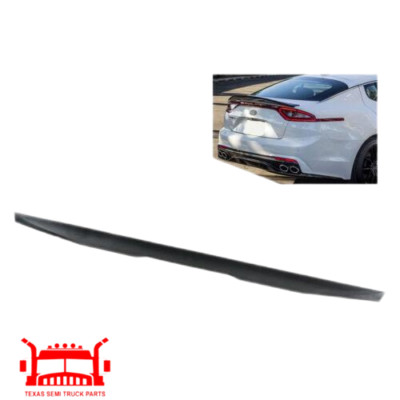 New Rear Trunk Duckbill Lip Spoiler Matte Black Fits 18-23 Kia Stinger