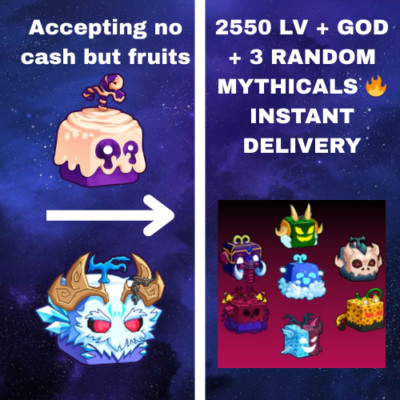 [TOP DEAL] MAX 2600 ⭐ CDK ⚔ DOUGH V2 RACE V4 30M BOUNTY | BLOX FRUITS