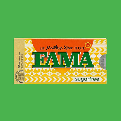 ELMA Greek Natural Mastic Gum, Sugar Free, 6 Flavors, Pack Of 2, Free Shipping
