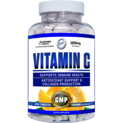 Hi-Tech Pharmaceuticals Vitamin C 1000mg 200 Tabs Liposomal Delivery Technology