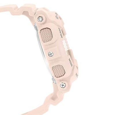 Pre-owned Casio G-shock Analog-digital Rose Gold Dial Women Gma-s120mf-4adr (g732)
