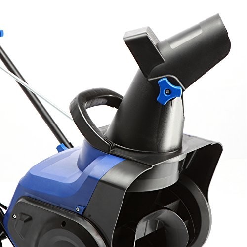Corded Electric Snow Blower 15 Inch Powerful 11 Amp 2 Blade Outdoor Blue Thrower
