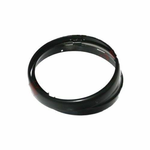 Fits Royal Enfield Early Black Powder Coated Head Light Inner Outer Rim  
