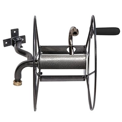 Reel Garden Hose Holder Wall Mount Heavy Duty With 90 Degree
