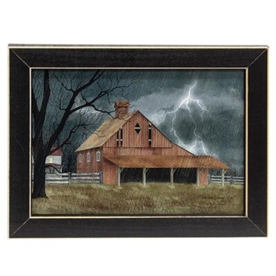 Billy Jacobs  DARK AND STORMY NIGHT  6''x8'' Framed Print - Country Farm Life