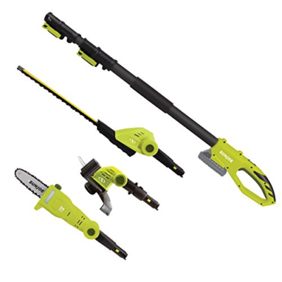 Sun Joe GTS4002C Cordless Lawn Care System Hedge Trimmer Pole Saw