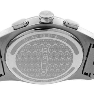 Pre-owned Cerruti 1881 Men's Tradizione Swiss Stainless Quartz Watch Ct67071x403011