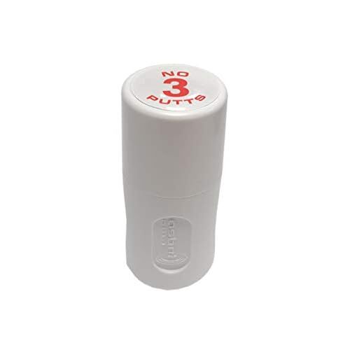 Asbri Golf Ball Stamper, Red, 3 Putt