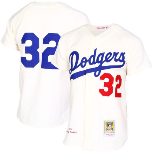 ロサンゼルス・ドジャース Koufax ユニフォーム 32 Sandy Koufax #32 Los Angeles Dodgers Player shirt Adult