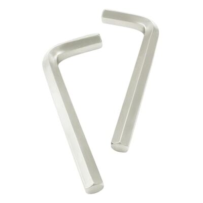 2 Pcs 12mm/1/2 Inch Allen Wrench L Shaped Hex Key Wrench Heavy Duty Steel Hexago