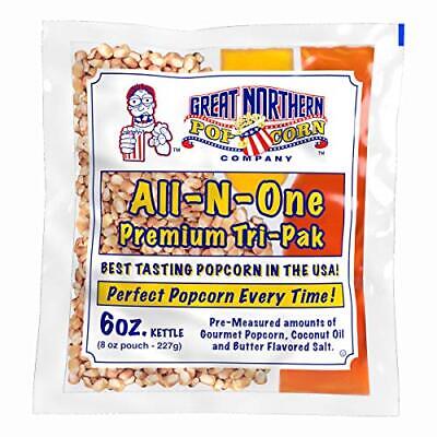 Great Northern Popcorn 1 Case ,Popcorn Portion Packs Kit Cin