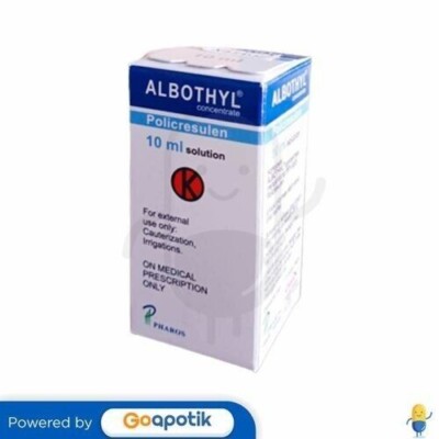 Albothyl 10ml Concentrate Policresulen Antitrichomonal Candidal Agent For Thrush