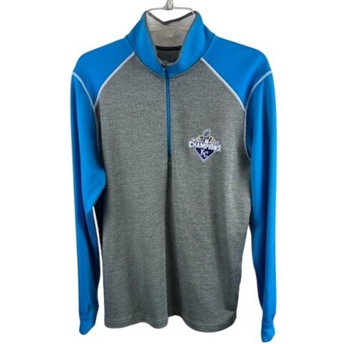 Antigua NCAA Kansas City Football Champions 1/4 Zip Pullover Size Medium College