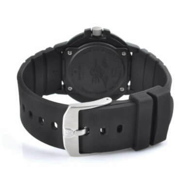 Pre-owned Luminox Men's Watch Original Navy Seal Yellow Dial Black Rubber Strap 3005