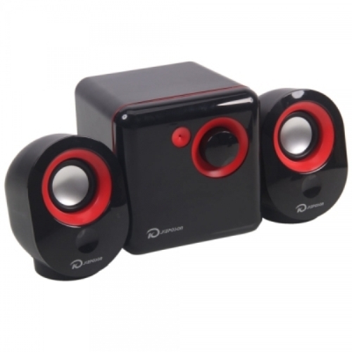 Casse Altoparlanti TeKone KP2000 2.1 Home Theatre System Usb Pc Rosso hsb