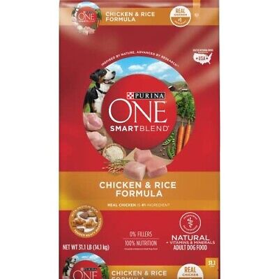 Purina ONE Chicken and Rice Formula Dry Dog Food - 31.1 lb. 