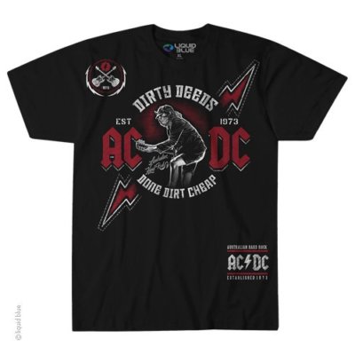 AC DC-AUSTRALIAN HARD ROCK-DirtY DeedS-T-SHIRT S-M-L-XL-XXL Angus