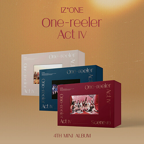 【新品未開封】IZ*ONE One-reeler Kit Album UNBOXING IZONE One-reeler Act IV (all 3 versions + kihno
