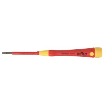 Wiha 1.5mm x 40mm Insulated Slotted Screwdriver PicoFinish 1000V Rated 32000