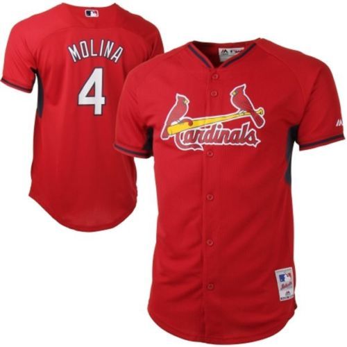 Authentic Yadier Molina Cardinals 2006 World Series Champions Gold