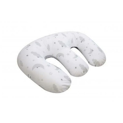 Cuddles Collection Twin Nursing Pregnancy Pillow - Sweet Dreams Stars & Clouds