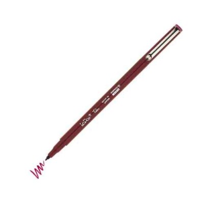 Marvy Uchida Le Pen Flex Rubberized Brush Tip Burgundy Office School Art Crafts