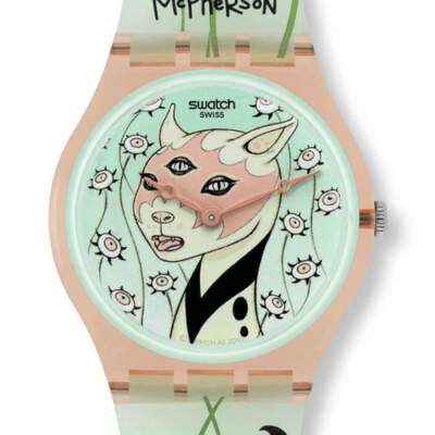 Swatch Kidrobot X McPHERSON] Collaboration watch | eBay