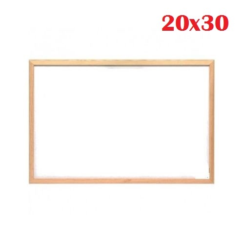 Lavagna Bianca Cancellabile Cornice In Legno Per Pennarelli Misura 20x30cm dfh