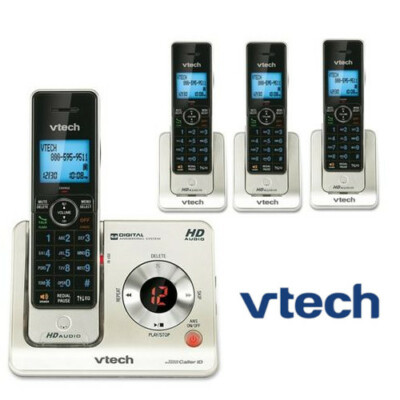 Vtech LS6425-3 4 Handset Cordless Phone Answering System DECT LS6405