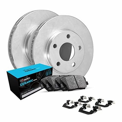 R1 Concepts WH R1 Concepts Carbon Coated Disc Brake Rotor Set with Ceramic Pads