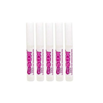 5 pcs KDS Nail Tip Glue - Adhesive Super Bond for Acrylic Nails Tips - 0.07 o...
