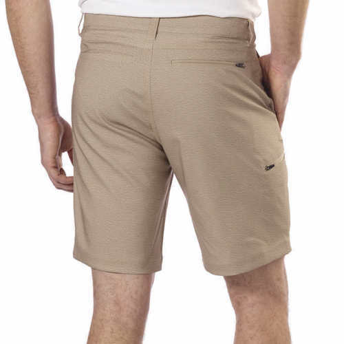 Hawke & Co. Men's Performance Cargo Board Short, Beige Heather, Size 34