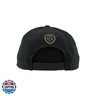 ZHATS Standard NHL Officially Licensed Adjustable Snapback Hat Flat Bill Z11 Black Element, One Size