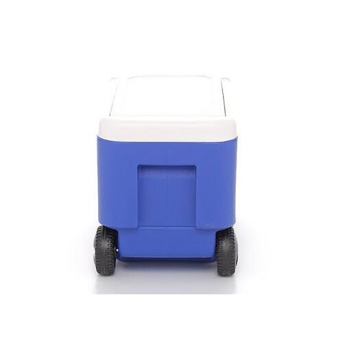 Igloo 38-Quart Wheelie Cooler - Majestic Blue/White
