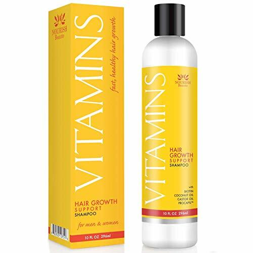 Nourish Beaute Vitamins Shampoo for Hair Loss - Promotes Hair Regrowth, 10 Fl.Oz