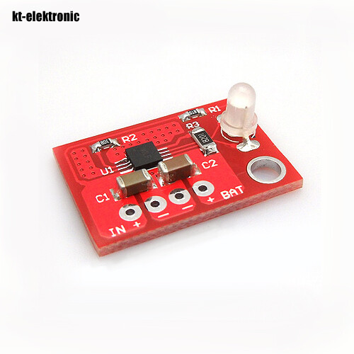 1S Solar Lader Regler 35 - 1000mA für Lithium Polymer Akku 3,7V LiPo