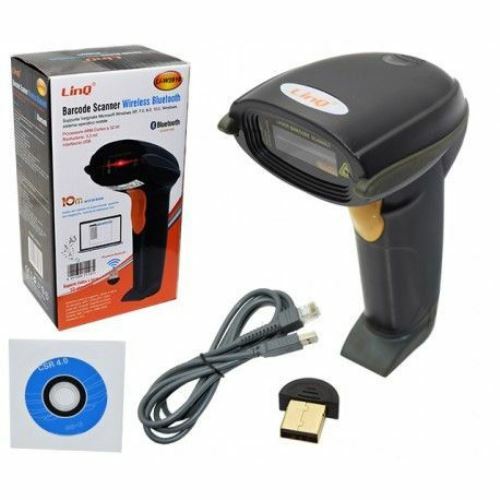 Pistola Scanner Barcode Lettore Codici A Barre Bluetooth Wireless Linq Li-w2810