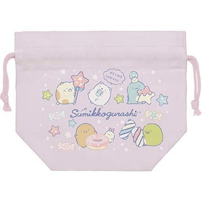 San-X Sumikko Gurashi Lunch Market Lunch Drawstring Purse CA08304