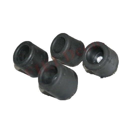 4pc Black Front Windshield To Hood Bonnet Bumper Rubber For Jeeps Willys 