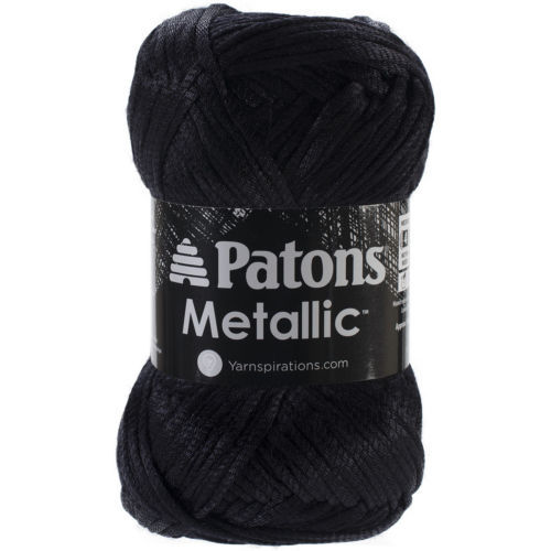 SpinRite Black Metallic Crocheting & Knitting Yarns