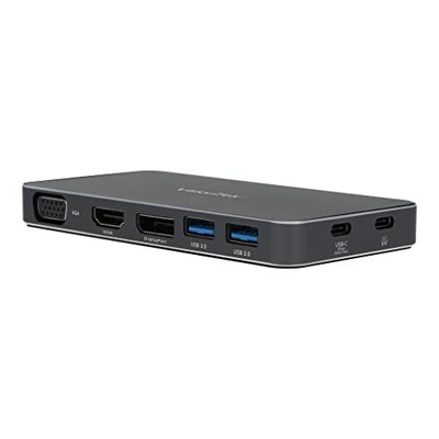 Visiontek 901525 Vt210 Usb-c Portble Hub Dual Dpcabl Dp/hdmi/vga 100w Pd 2x